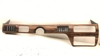 89-91 Pontiac Bonneville Driver Left Woodgrain Dash Trim Bezel Below Speedometer