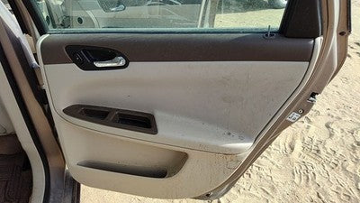 06-08 Impala Passenger Right Rear Door Trim Panel With Switches Back Neutral 52C