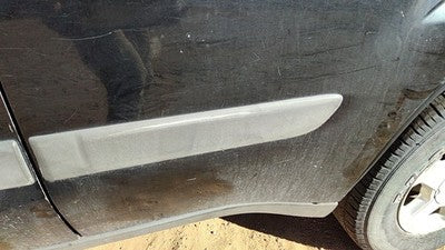 03-05 Trail Blazer Driver Left Rear Moulding From Door Back Trim Strip Black