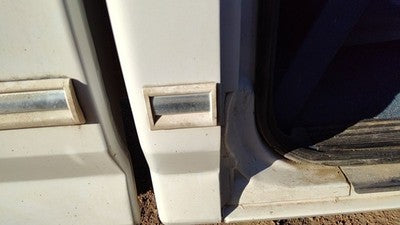 1995 Ford F150 Passenger Right Cab Corner Moulding Trim Chrome Oem