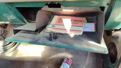 1976 Silverado C10 Glove Box Assembly Complete Door With Latch Oem Green