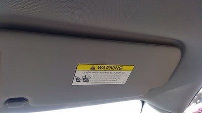 2011-2015 Kia Sorento Passenger Right Sun Visor Oem Black Eb 852201U100h9