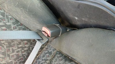 04-05 Grand Prix Passenger Right Front Seat Belt Buckle Receiver Oem Pewter 69B