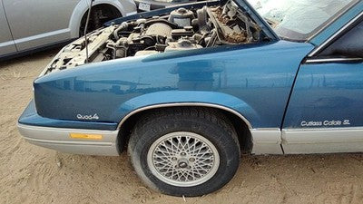 1989-1991 Olds Cutlass Calais Driver Left Front Fender Oem Blue 22545032
