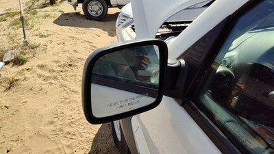 2002-2007 Jeep Liberty Driver Left Side Mirror Door Mounted Oem