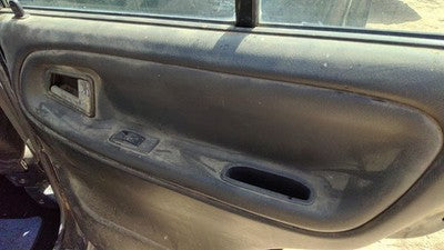 97 Suzuki Sidekick Passenger Right Rear Door Trim Panel With Switches Back Gray