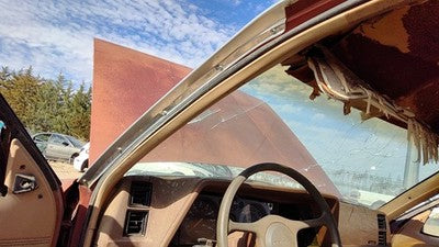 1985 Pontiac Sunbird Driver Left A Pillar Trim Windshield Post Panel Oem Tan