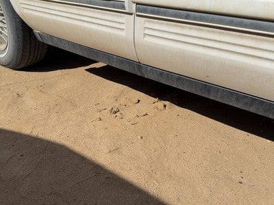 1994 Lincoln Town Car Passenger Right Lower Rocker Panel Moulding Side Skirt Oem