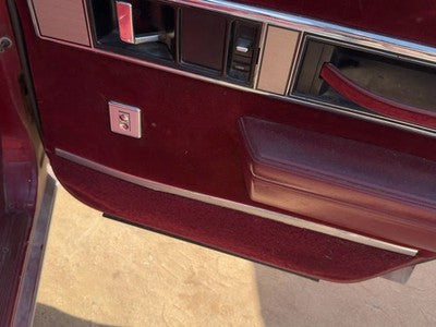1988 Olds 88 Passenger Right Rear Door Trim Panel With Switches Back