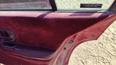 95-97 Chevy Lumina Passenger Right Rear Door Trim Panel With Switches Back Red