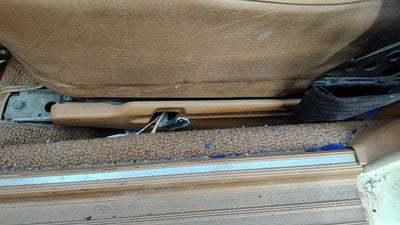1980 Mercedes 300Td Driver Left Side Seat Trim Panel Oem Brown