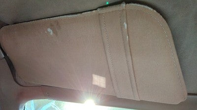 1984 Ford Tempo Driver Left Sun Visor Oem Tan