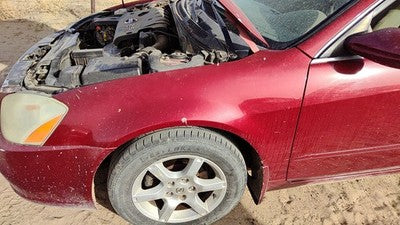2002-2006 Nissan Altima Driver Left Front Fender Oem Red A15 631138J030