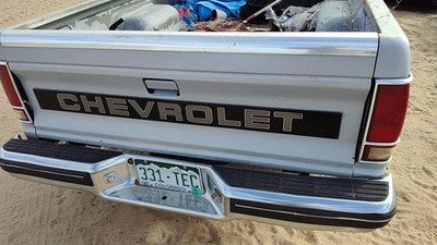 1982-1993 Chevy S10 Pickup Tail Gate Oem Gray 15659105