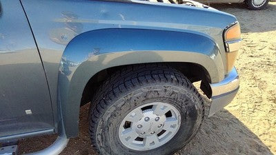 04-12 Canyon Passenger Right Front Wheel Flare Moulding Fender Stealth Gray 46U