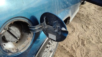 1989 Olds Cutlass Calais Fuel Tank Door With Hinge Gas Lid Filler Blue 2 Door