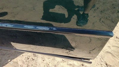 98-04 Cadillac Seville Driver Left Front Moulding From Door Oem Trim Strip Green