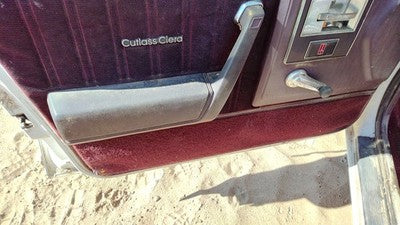 1987 Olds Ciera Driver Left Front Door Trim Panel With Master Switch Red