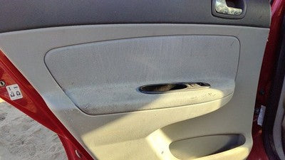 05-10 Chevy Cobalt Driver Left Rear Door Trim Panel With Switches Back 14C Gray