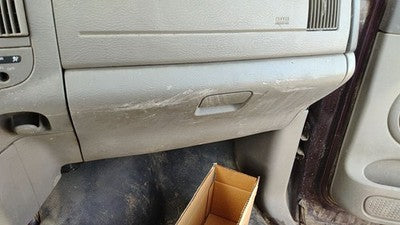03-05 Dodge Ram 2500 Glove Box Assembly Complete Door With Latch Oem Taupe L5