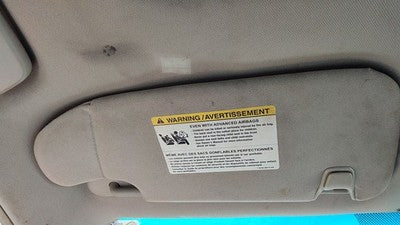 2010-2012 Ford Fusion Driver Left Sun Visor Oem Ae5Z5404105Aa