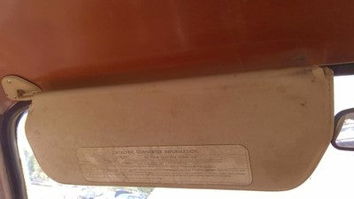 1982 Chevy C10 Driver Left Sun Visor Oem Tan