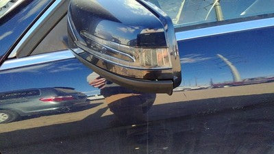 12-14 Mercedes C300 Driver Left Power Side Mirror Door Mounted Lunar Blue 890