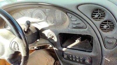 00-05 Bonneville Trim Bezel Around Speedometer Dash Surround Panel Pewter 932