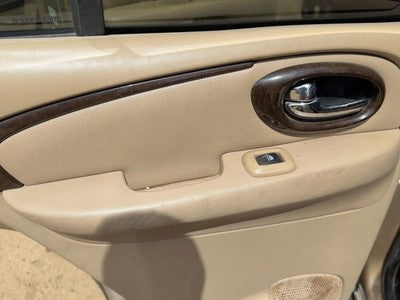 04-05 Buick Rainier Driver Left Rear Door Trim Panel With Switches Back Tan 332