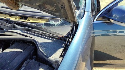 2005-2014 Vw Jetta Driver Left Hood Hinge Assembly Oem Blue 1K0823301c