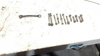 1993 Jeep Grand Cherokee Mount Bracket Set For Ac Compressor Oem With Bolts 5.2L