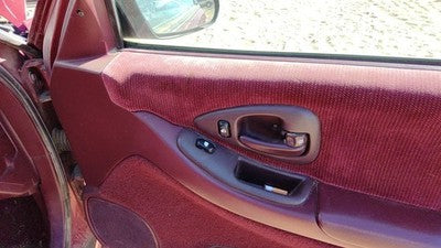 1995-1997 Chevy Lumina Passenger Right Front Door Trim Panel With Switches Red