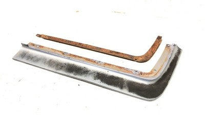 80-84 Deville Sedan Driver Left Below Headlamp Bumper Filler Front Blue Moulding