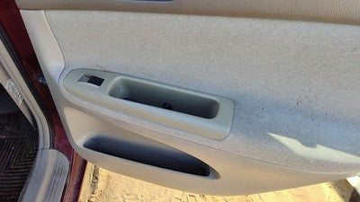 02-04 Camry Passenger Right Rear Door Trim Panel With Switches Back Taupe 43