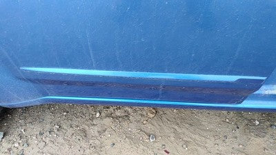 08-14 Avenger Passenger Right Rear Moulding From Door Back Trim Strip Blue Pbd