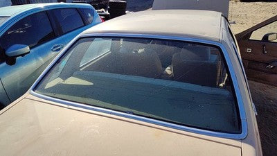 1984 Ford Tempo Chrome Moulding Around Back Glass Oem