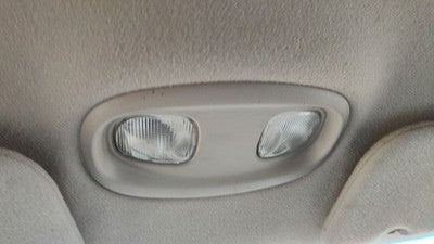 02-04 Jeep Liberty Center Overhead Console Dome Light Map Lamp Cubby Gray M5dv