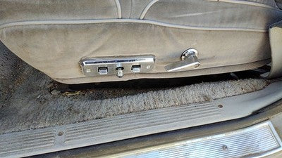 85 Mercury Grand Marquis Driver Left Power Seat Track With Motors Only Oem Gray