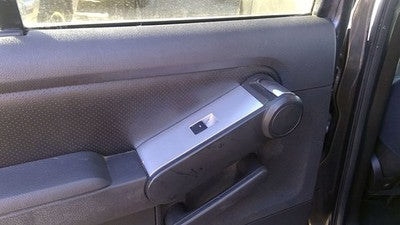 07-09 Mountaineer Driver Left Rear Inside Door Trim Panel Only Back Black