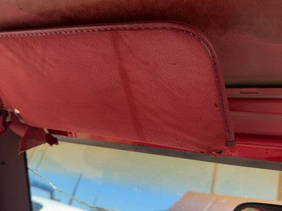 1990 Chevy S10 Pickup Driver Left Sun Visor Oem Red