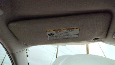 2002-2006 Toyota Camry Driver Left Sun Visor Oem 95 Stone 74320Aa250a0