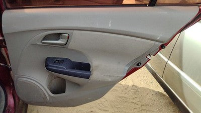 2010 Honda Insight Passenger Right Rear Door Trim Panel With Switches Back Tan