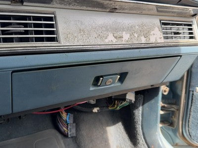 1986 Olds 88 Glove Box Assembly Complete Door With Latch Oem Blue