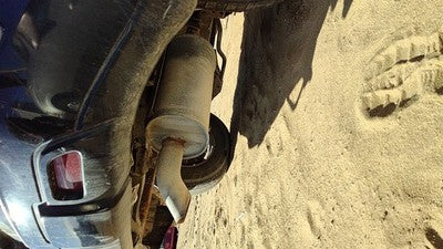 2002-2005 Chevy Trail Blazer Rear Muffler With Exhaust Tip Oem 12479984