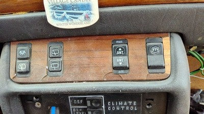 1980 Mercedes 300Td Set Of Switches On Dash Oem Rear Wiper Power Antenna