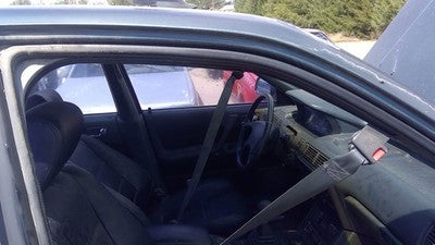 1991 Galant Vr-4 Passenger Right Front Power Seat Belt Sliding Track Assembly