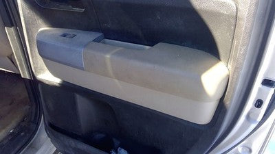 07-10 Tundra Passenger Right Rear Door Trim Panel With Switches Tan Extended Cab