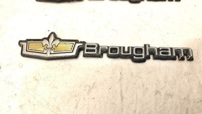 1986 Chevy Caprice Brougham Emblem Pair Sail Panel Badges Oem Set