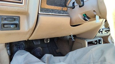 1984 Ford Tempo Lower Dash Under Column Knee Bolster Trim Panel Oem Tan