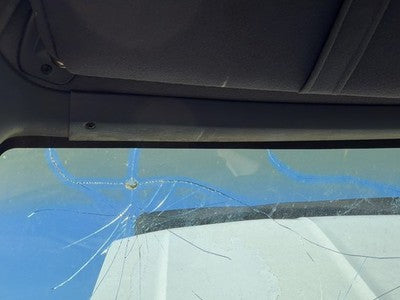 1992 Ford F250 Trim Strip Above Windshield Oem Gray